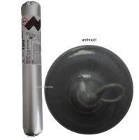Ramsauer 130 Alkoxy anthrazit 1K Silikon Dichtstoff 600ml...