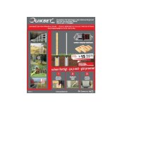 Quikset Pro 2K Pfosten Montage Kunstharzmörtel 300ml Beutel hellgrau