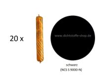 20 x Sikaflex TS Plus schwarz 1K Polyurethan Dichtstoff...