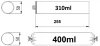 Irion Dichtstoff Klebstoff Alurohrpresse eXcePt-400 400ml Kartuschen Beutel