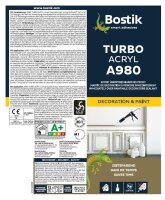 Bostik A980 Turbo Acryl weiß 1K Acryl Dichtstoff...