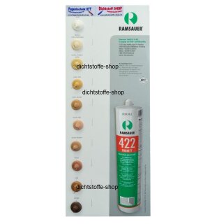 Ramsauer 422 Parkett Acryl Dichtstoff Dichtstoff Farbkarte-Tupfenkarte
