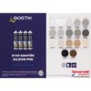 Bostik S730 Sanitär Silicon Pro Silikon Dichtstoff Farbkarte-Tupfenkarte