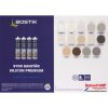 Bostik Sanitärsilicon Profisil Premium Silikon Dichtstoff Farbkarte-Tupfenkarte