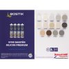 Bostik Sanitärsilicon Profisil Premium Silikon Dichtstoff Farbkarte-Tupfenkarte