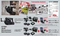 Panasonic Akku Bohrhammer EY 7881 PC 2V Black 28.8 Volt 3.4 Ah