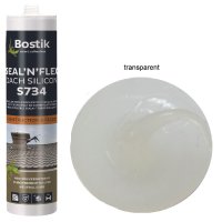 Bostik S734 Seal N Flex Dach Silicon transparent 1K...