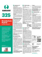 Ramsauer 325 Brandschutz graphitgrau 1K Hybrid Dichtstoff...