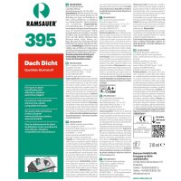 Ramsauer 395 Dach Dicht 1K Hybrid Dichtstoff 310ml Kartusche