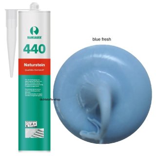 Ramsauer 440 Naturstein blue fresh 1K Silikon Dichtstoff 310ml Kartusche