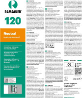 Ramsauer 120 Neutral 1K Silicon Dichtstoff 310ml Kartusche dunkelbraun