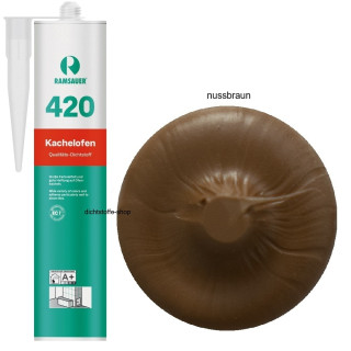 Ramsauer 420 Kachelofen 1K Acryl Dichtstoff 310ml Kartusche nussbraun