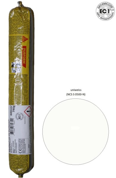 Sikaflex 11 FC 1K Polyurethan Klebstoff Dichtstoff 600ml Beutel uniweiss