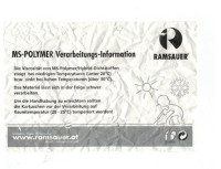 Ramsauer 320 Baudicht 1K Hybrid Dichtstoff 310ml Kartusche weiß