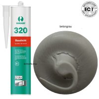 Ramsauer 320 Baudicht 1K Hybrid Dichtstoff 310ml Kartusche betongrau