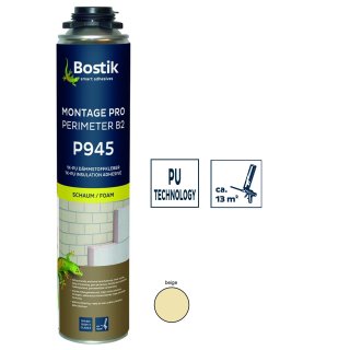 Bostik Montage Pro Perimeter B2 P945 1K PU Schaum 750ml NBS Dose beige