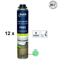 12 x Bostik Montage Pro Flachdach B1 P965 1K PU Schaum...