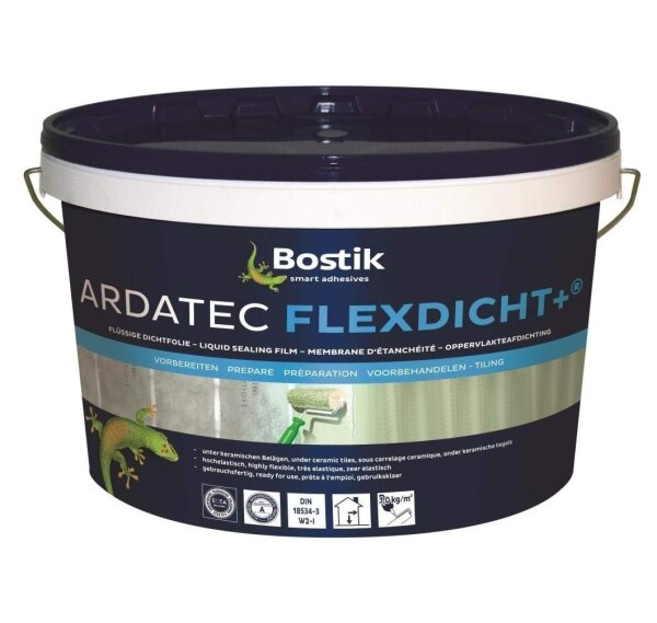 Bostik Ardatec Flexdicht plus Flüssige Dichtfolie 20kg Eimer dunkelgrau