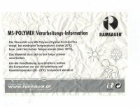 Ramsauer 320 Baudicht 1K Hybrid Dichtstoff 310ml Kartusche grauweiß RAL 9002