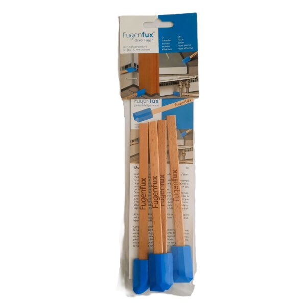 Hufa Fugenfux Klassic Fugenzieher 4er Set blau auf Holzstäbchen