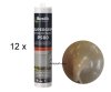 12 x Bostik P580 Supergrip Xtra Power  beige PU Montage Klebstoff 290ml (435g) Kartusche