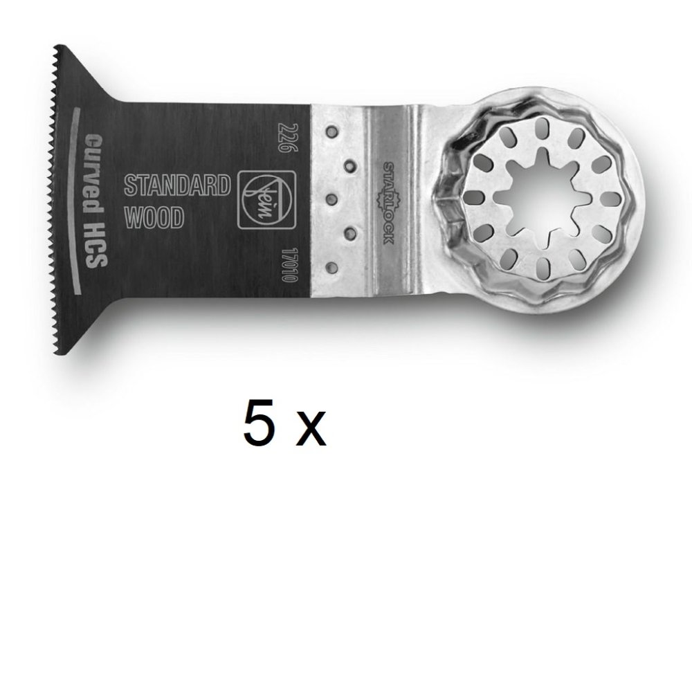 Fein Multimaster Multitalent 5er Pack E-Cut Standard Sägeblatt 