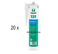 20 x Ramsauer 131 Multiflex 1K Silikon Dichtstoff 310ml...