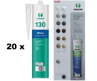 20 x Ramsauer 130 Alkoxy 1K Silikon Dichtstoff 310ml...