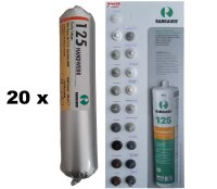 20 x Ramsauer 125 Handwerk 1K Silikon Dichtstoff 400ml...