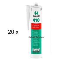 20 x Ramsauer 410 Aquarium 1K Silikon Dichtstoff 310ml Kartusche