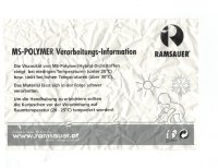 20 x Ramsauer 316 Bodenfuge 1K Hybrid Dichtstoff 600ml Folienbeutel betongrau