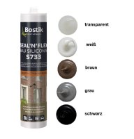 Bostik S733 Seal N Flex Bau Silicon 1K Silikon Dichtstoff...