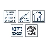 Bostik S300 Sanitärsilicon 1K Silikon Dichtstoff 300ml Kartusche
