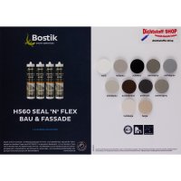 Bostik H560 Seal N Flex Bau & Fassade 1K Hybrid Dichtstoff 290ml Kartusche