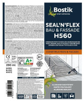 Bostik H560 Seal N Flex Bau & Fassade 1K Hybrid Dichtstoff 290ml Kartusche Weiß