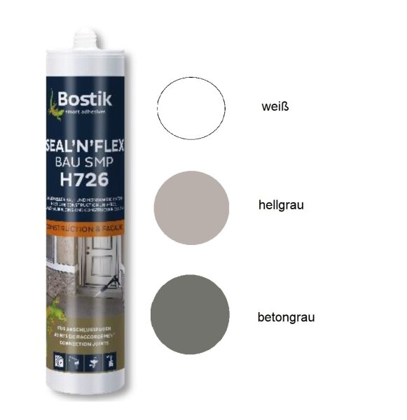 Bostik H726 Seal N Flex Bau SMP 1K Hybrid Dichtstoff 290ml Kartusche