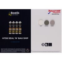 Bostik H726 Seal N Flex Bau SMP 1K Hybrid Dichtstoff 290ml Kartusche Betongrau