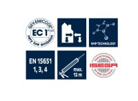 Bostik H726 Seal N Flex Bau SMP 1K Hybrid Dichtstoff 290ml Kartusche Betongrau