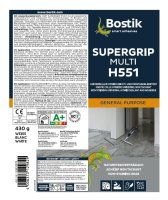 Bostik H551 Supergrip Multi 1K Hybrid Klebdichtstoff 430g Kartusche Weiß