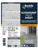 Bostik H551 Supergrip Multi 1K Hybrid Klebdichtstoff 430g Kartusche Weiß