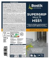 Bostik H551 Supergrip Multi 1K Hybrid Klebdichtstoff 430g Kartusche Grau