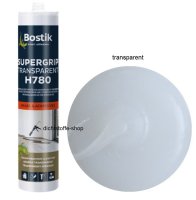 Bostik H780 Supergrip Transparent 1K Hybrid Kleb Dichtstoff 310g/290ml Kartusche