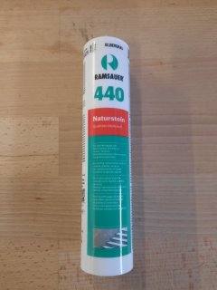 Ramsauer 440 Naturstein silbergrau 1K Silikon Dichtstoff 310ml Kartusche MHD 02/25 Sonderposten
