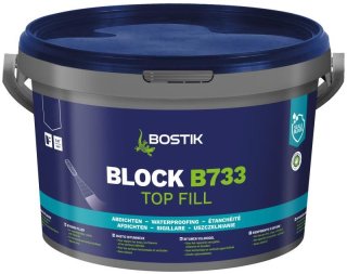 Bostik Block B733 Top Fill Bitumenspachtelmasse 7kg Eimer