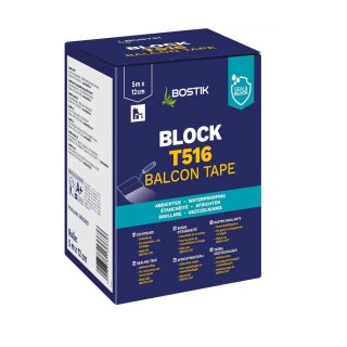 Bostik Block T516 Balcon Tape Dichtband 12cm x 5m Rolle