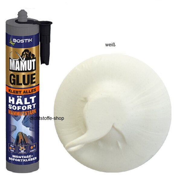 Bostik Mamut Glue 1K Hybrid Klebstoff 450g Kartusche weiß