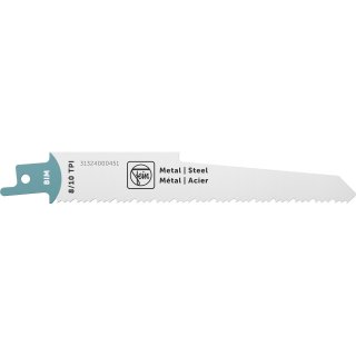 Fein 3er Pack Säbelsäge Sägeblatt BIM 130 T8 /10 MS Metall