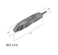 Fein Elektro Blech Schlitzschere BSS 2.0 E bis 2mm