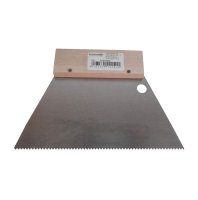 Leim Klebstoff Trapez Zahnspachtel Bodenleger 180mm x 130mm gezahnt A2 (1.2x1.8mm)