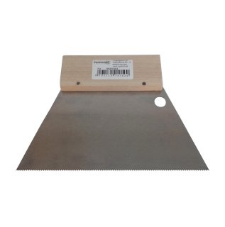 Leim Klebstoff Trapez Zahnspachtel Bodenleger 180mm x 130mm gezahnt A3 (0.5x1.5mm)